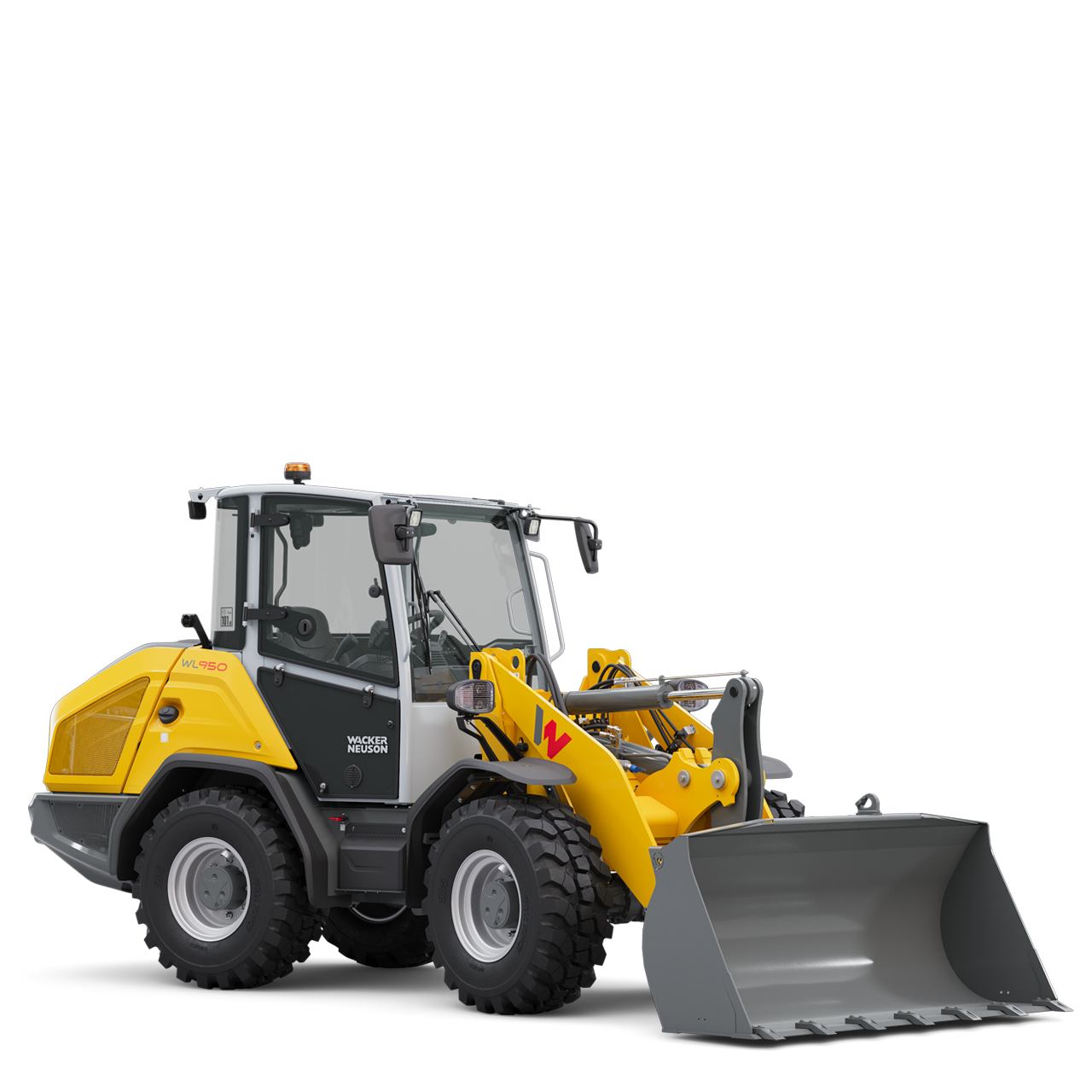 Wacker Neuson wheel loader WL950 with 4-in-1 shovel